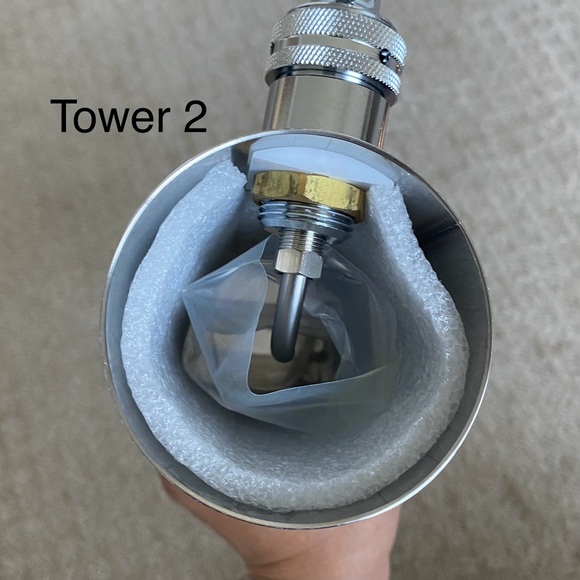 Sale Slanted Top Beer Towers Taps 3” Column for Countertop - Picture 9 of 15